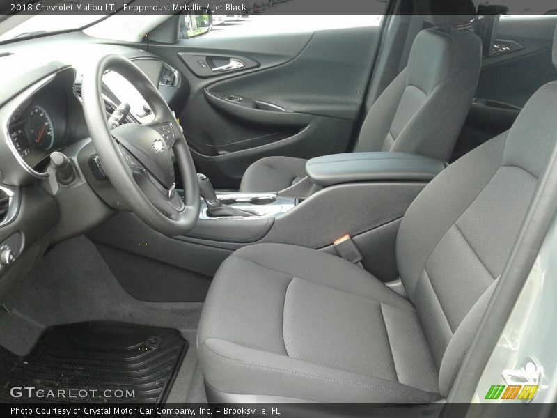 Pepperdust Metallic / Jet Black 2018 Chevrolet Malibu LT