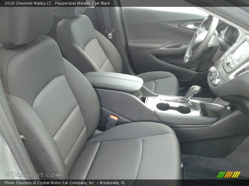 Pepperdust Metallic / Jet Black 2018 Chevrolet Malibu LT