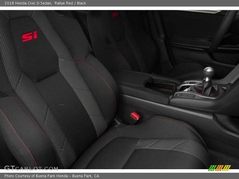 Rallye Red / Black 2018 Honda Civic Si Sedan