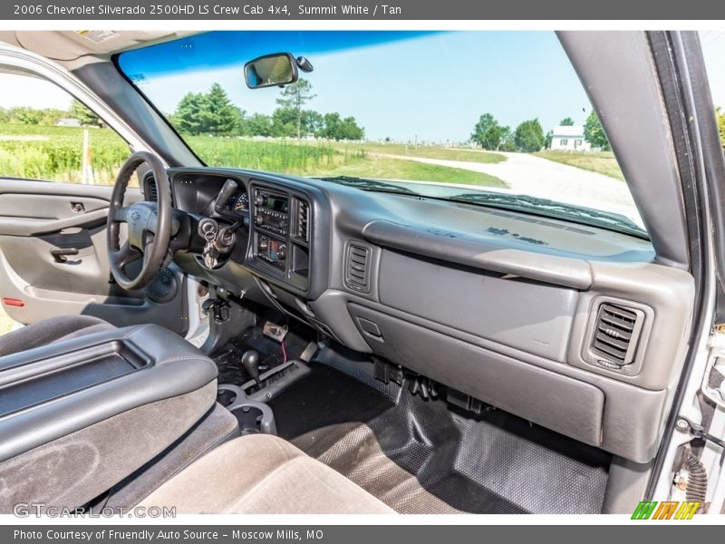 Summit White / Tan 2006 Chevrolet Silverado 2500HD LS Crew Cab 4x4
