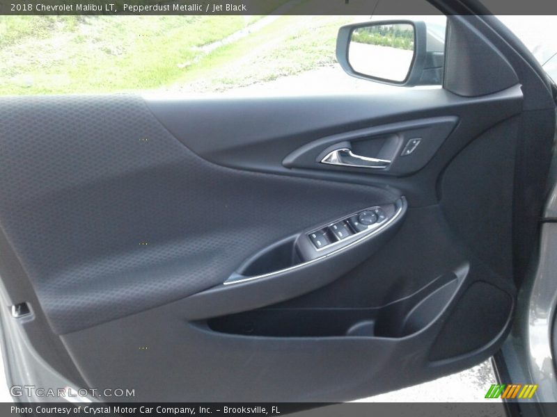 Pepperdust Metallic / Jet Black 2018 Chevrolet Malibu LT