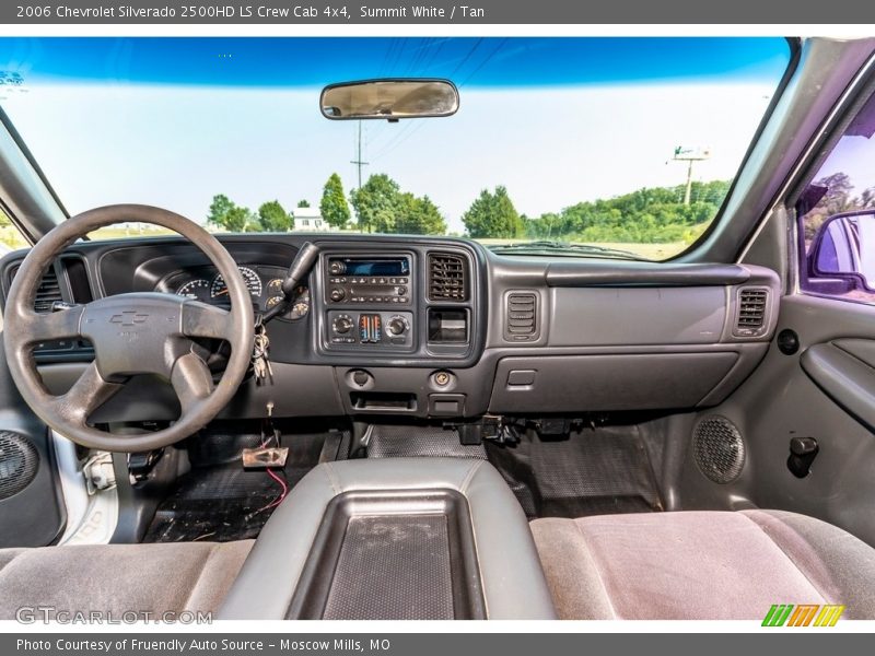 Summit White / Tan 2006 Chevrolet Silverado 2500HD LS Crew Cab 4x4