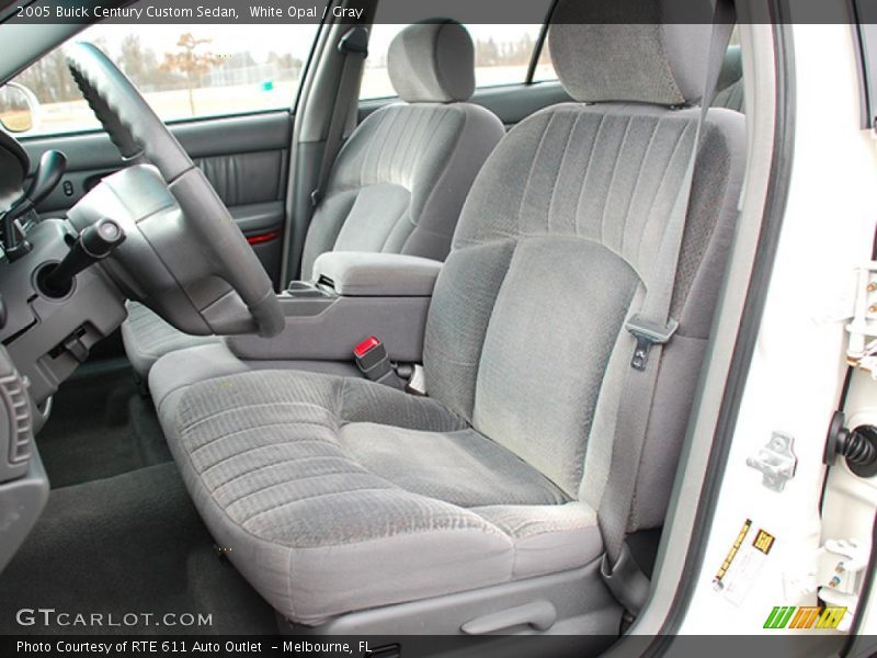 White Opal / Gray 2005 Buick Century Custom Sedan