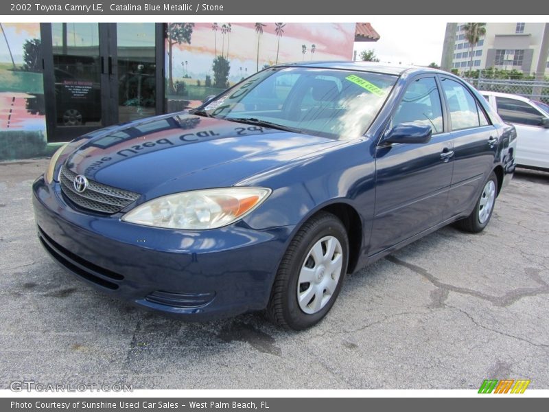 Catalina Blue Metallic / Stone 2002 Toyota Camry LE