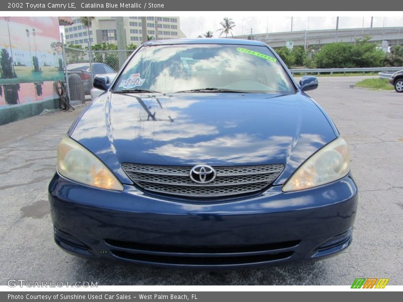 Catalina Blue Metallic / Stone 2002 Toyota Camry LE
