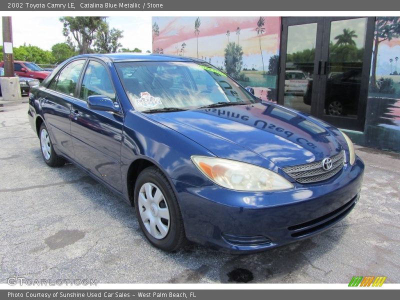 Catalina Blue Metallic / Stone 2002 Toyota Camry LE