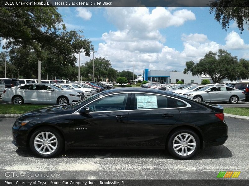 Mosaic Black Metallic / Jet Black 2018 Chevrolet Malibu LT