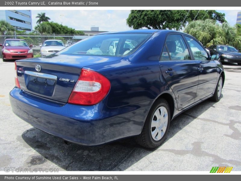 Catalina Blue Metallic / Stone 2002 Toyota Camry LE
