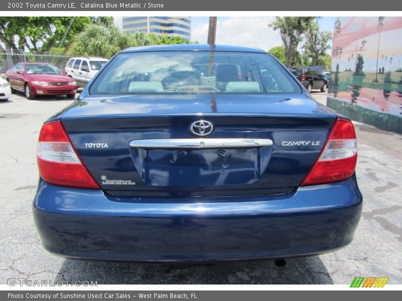 Catalina Blue Metallic / Stone 2002 Toyota Camry LE