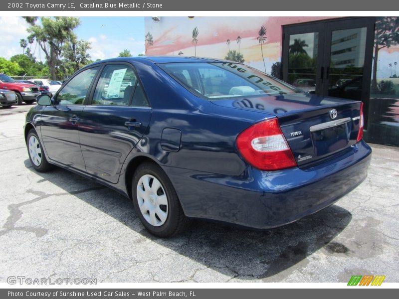 Catalina Blue Metallic / Stone 2002 Toyota Camry LE