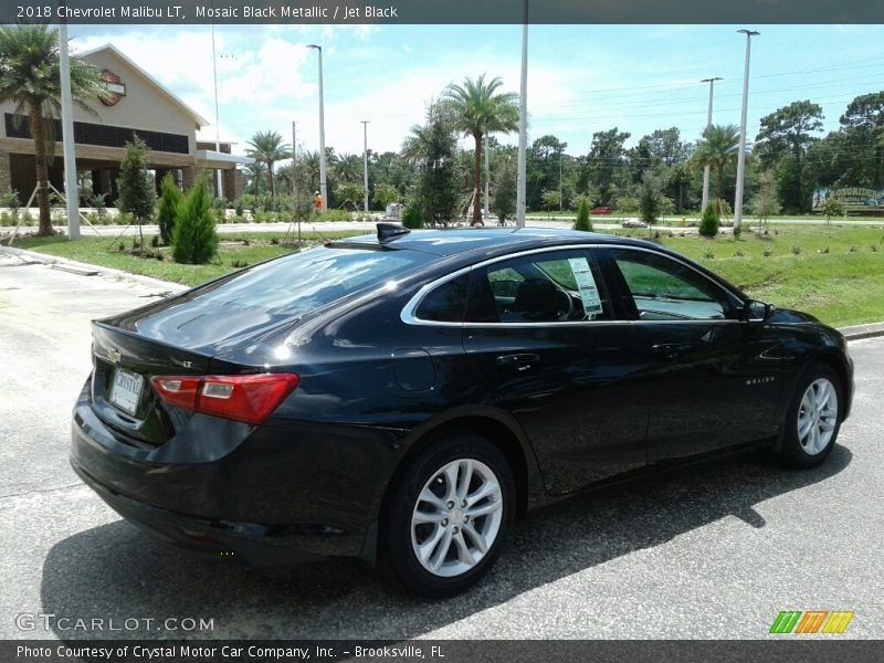 Mosaic Black Metallic / Jet Black 2018 Chevrolet Malibu LT