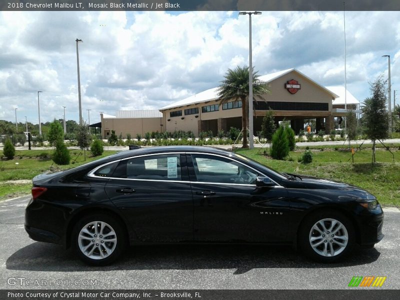 Mosaic Black Metallic / Jet Black 2018 Chevrolet Malibu LT