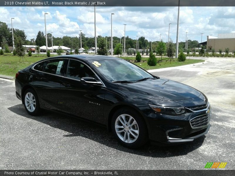 Mosaic Black Metallic / Jet Black 2018 Chevrolet Malibu LT