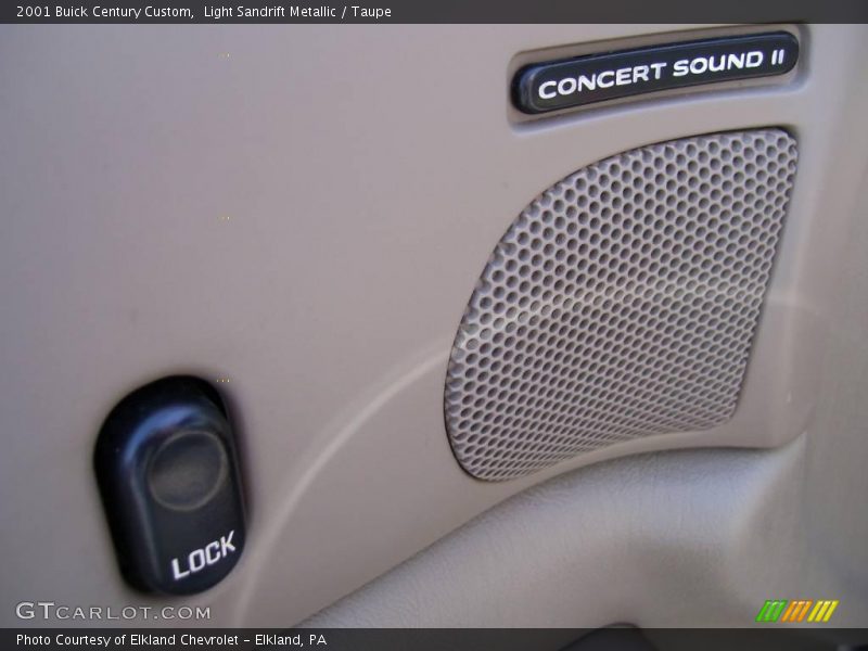 Light Sandrift Metallic / Taupe 2001 Buick Century Custom