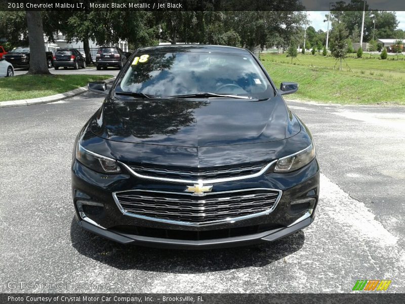 Mosaic Black Metallic / Jet Black 2018 Chevrolet Malibu LT