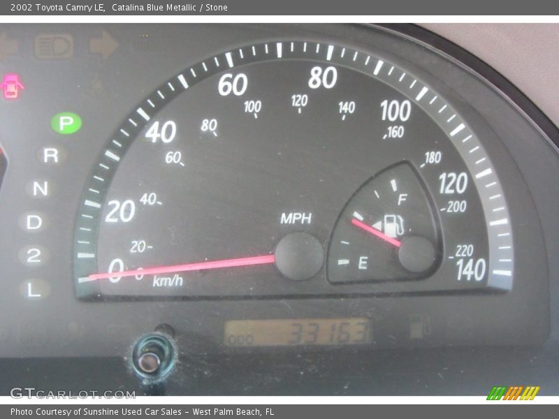 Catalina Blue Metallic / Stone 2002 Toyota Camry LE
