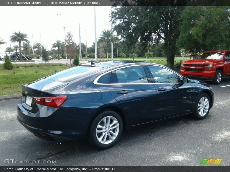 Blue Velvet Metallic / Jet Black 2018 Chevrolet Malibu LT