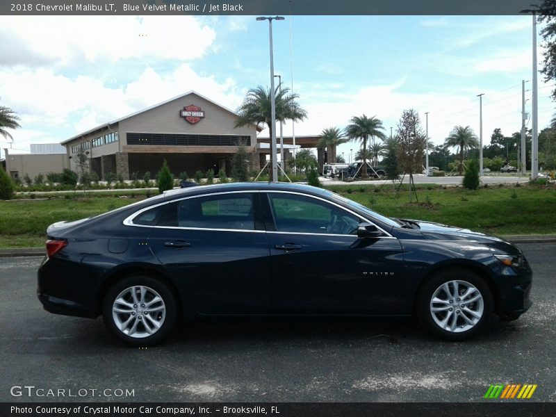 Blue Velvet Metallic / Jet Black 2018 Chevrolet Malibu LT