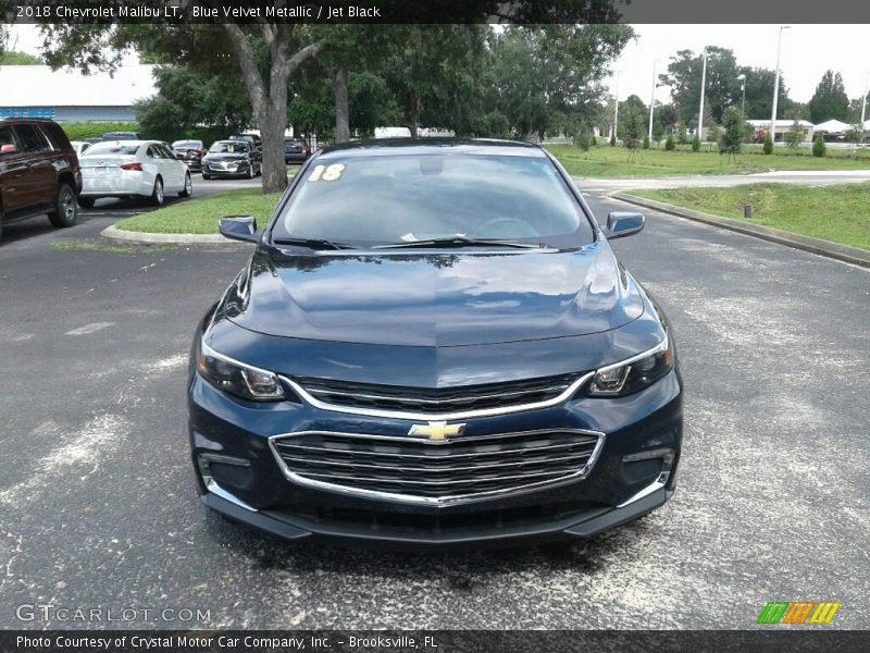 Blue Velvet Metallic / Jet Black 2018 Chevrolet Malibu LT