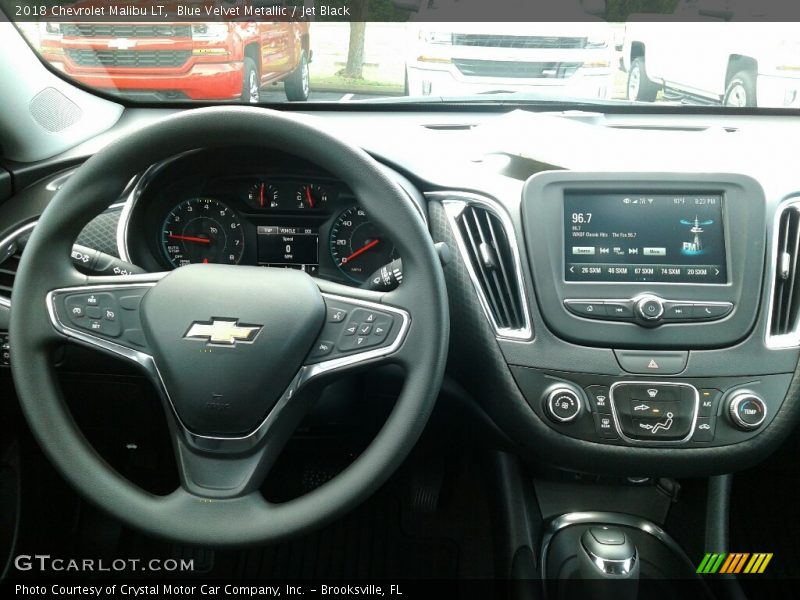 Blue Velvet Metallic / Jet Black 2018 Chevrolet Malibu LT