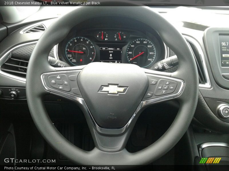 Blue Velvet Metallic / Jet Black 2018 Chevrolet Malibu LT