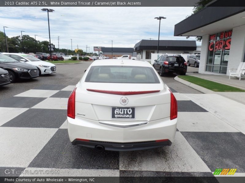 White Diamond Tricoat / Caramel/Jet Black Accents 2013 Cadillac ATS 2.5L