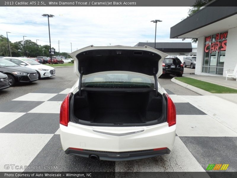 White Diamond Tricoat / Caramel/Jet Black Accents 2013 Cadillac ATS 2.5L