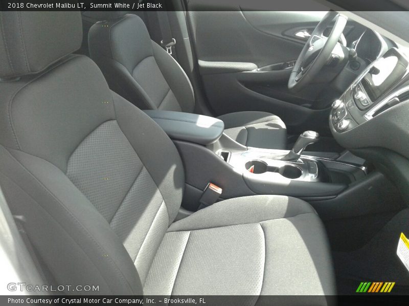 Summit White / Jet Black 2018 Chevrolet Malibu LT