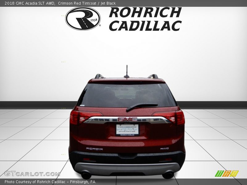 Crimson Red Tintcoat / Jet Black 2018 GMC Acadia SLT AWD