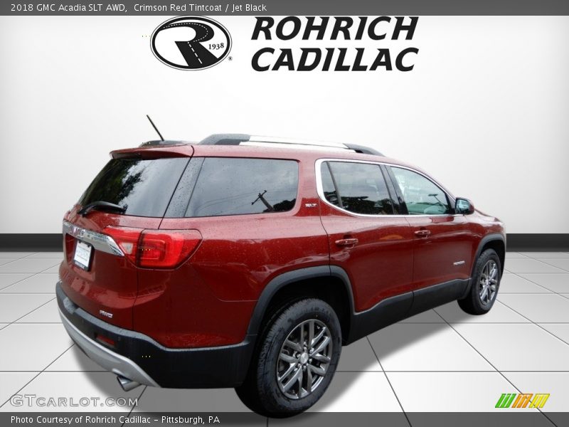Crimson Red Tintcoat / Jet Black 2018 GMC Acadia SLT AWD
