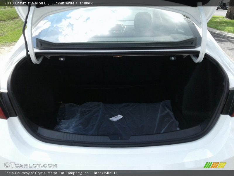 Summit White / Jet Black 2018 Chevrolet Malibu LT