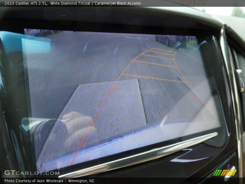 White Diamond Tricoat / Caramel/Jet Black Accents 2013 Cadillac ATS 2.5L