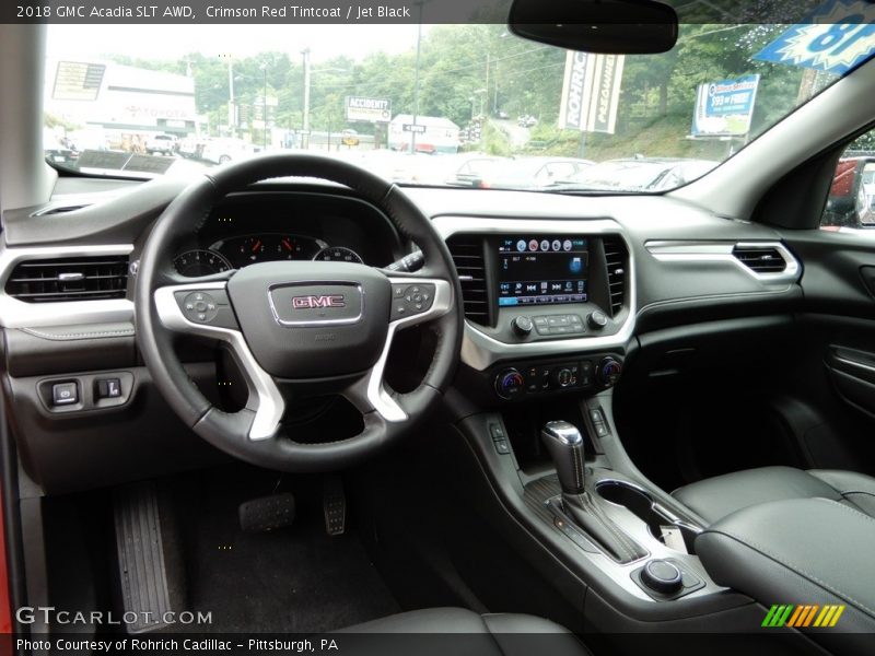 Crimson Red Tintcoat / Jet Black 2018 GMC Acadia SLT AWD