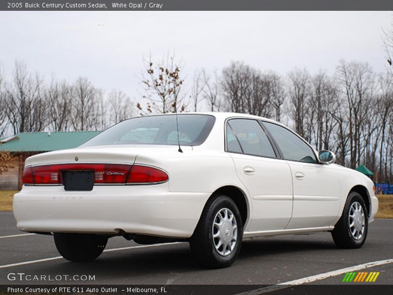 White Opal / Gray 2005 Buick Century Custom Sedan