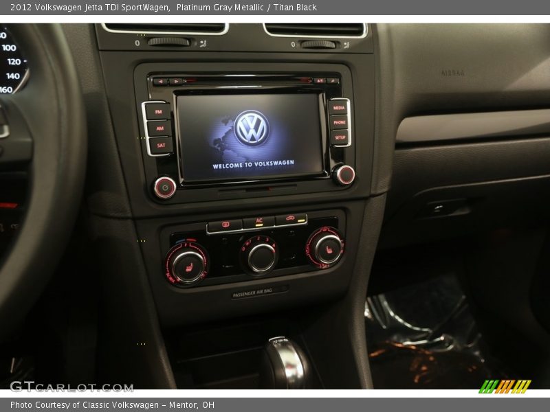 Platinum Gray Metallic / Titan Black 2012 Volkswagen Jetta TDI SportWagen