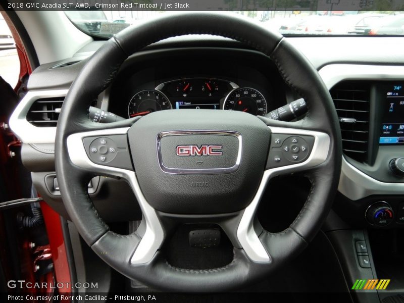 Crimson Red Tintcoat / Jet Black 2018 GMC Acadia SLT AWD