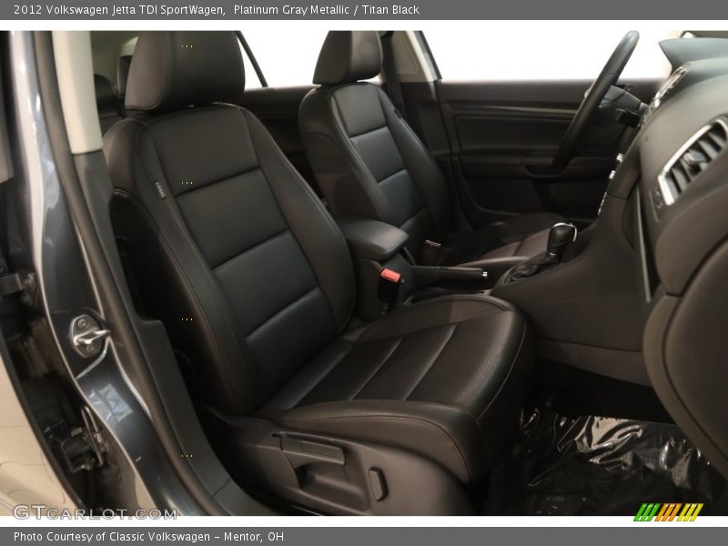 Platinum Gray Metallic / Titan Black 2012 Volkswagen Jetta TDI SportWagen