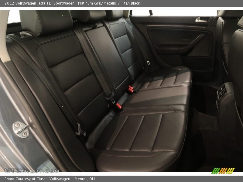Platinum Gray Metallic / Titan Black 2012 Volkswagen Jetta TDI SportWagen
