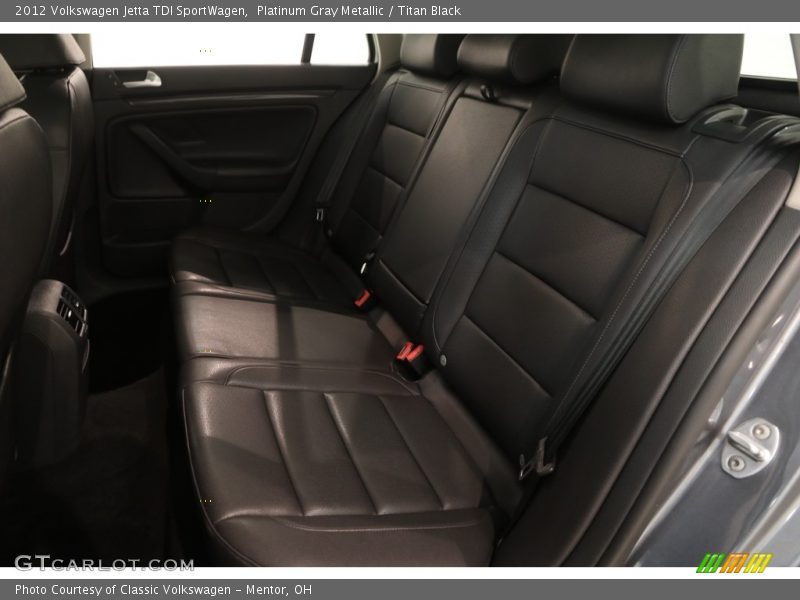 Platinum Gray Metallic / Titan Black 2012 Volkswagen Jetta TDI SportWagen