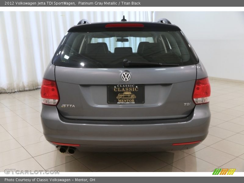 Platinum Gray Metallic / Titan Black 2012 Volkswagen Jetta TDI SportWagen