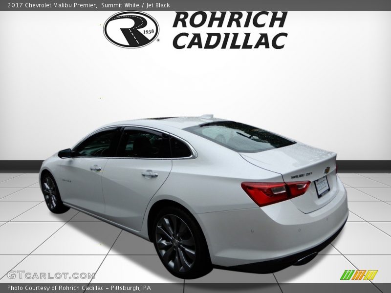Summit White / Jet Black 2017 Chevrolet Malibu Premier
