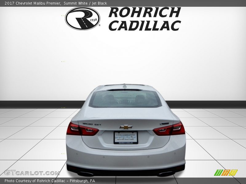 Summit White / Jet Black 2017 Chevrolet Malibu Premier