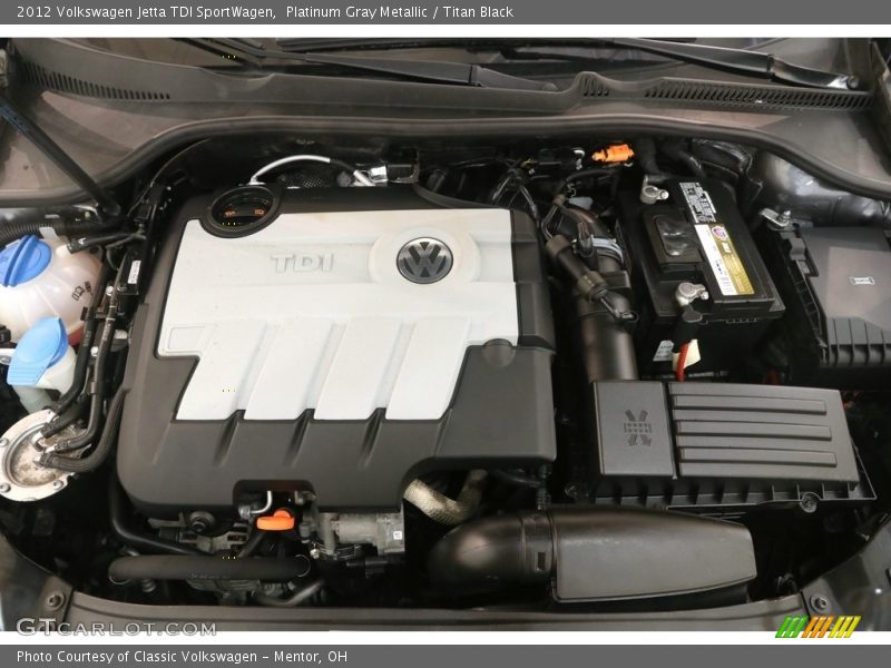 Platinum Gray Metallic / Titan Black 2012 Volkswagen Jetta TDI SportWagen