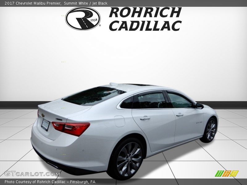Summit White / Jet Black 2017 Chevrolet Malibu Premier