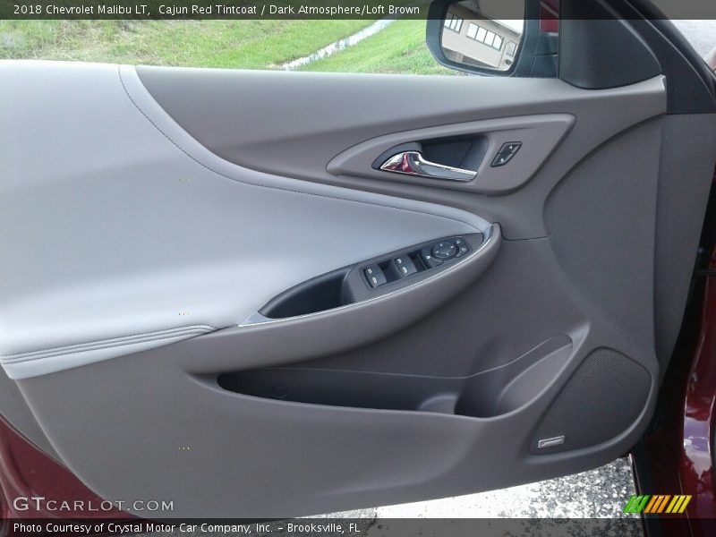 Cajun Red Tintcoat / Dark Atmosphere/Loft Brown 2018 Chevrolet Malibu LT