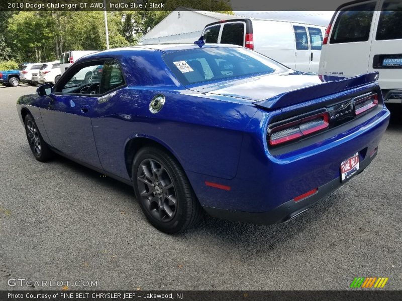 IndiGo Blue / Black 2018 Dodge Challenger GT AWD