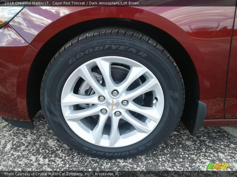 Cajun Red Tintcoat / Dark Atmosphere/Loft Brown 2018 Chevrolet Malibu LT