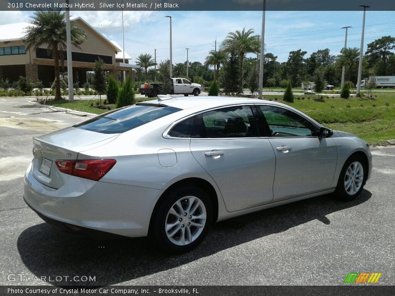 Silver Ice Metallic / Jet Black 2018 Chevrolet Malibu Hybrid