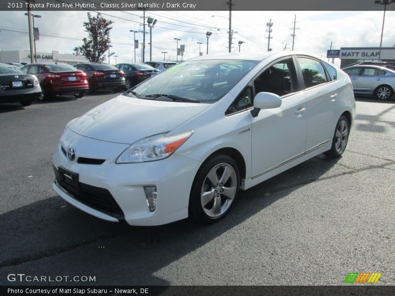 Classic Silver Metallic / Dark Gray 2013 Toyota Prius Five Hybrid