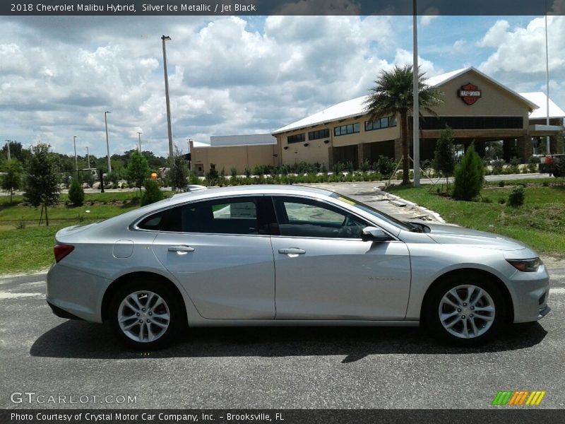Silver Ice Metallic / Jet Black 2018 Chevrolet Malibu Hybrid